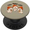 Cozy Ghosts Coffee Club Carino Halloween Ghost Coffee Latte Crew Cozy Fall Design PopSockets PopGrip Adesivo