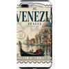 Lakelandwholesale1 Shirt Company Custodia per iPhone 7 Plus/8 Plus Venezia Italia Gondola francobollo Vintage Graphic Art