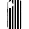 Accessori con disegni geometrici Custodia per iPhone 16 Linee verticali geometriche semplici a strisce bianche e
