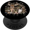 Funny Hunting Back To School Deer Huntin Hunting Back To School - Zaino mimetico per studenti e cacciatori di cervi PopSockets PopGrip Adesivo