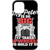 Trucker Merch & Truck Driver Gifts Custodia per iPhone 12/12 Pro Il mio Peter è così grande che ci vogliono 18 ruote per reggerlo