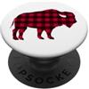 Miftees Bisonte scozzese di bufalo PopSockets PopGrip Adesivo