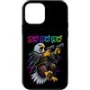 Pew Pew Funny Screeching Eagle Cosmic Ra Custodia per iPhone 12 mini Pew Bald Eagle Patriottica Raptor Space Laser Blast