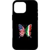 Usa Italy Flag Custodia per iPhone 16 Pro Max Usa Italia