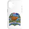 New Zealand Kiwi Bird Design Custodia per iPhone 16 Nuova Zelanda Kiwi Bird