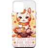 Happy Lunar New Year 2024 Gifts Maneki N Custodia per iPhone 12 mini Gatto fortunato del nuovo anno cinese sono qui per la busta