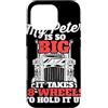 Trucker Merch & Truck Driver Gifts Custodia per iPhone 16 Pro Il mio Peter è così grande che ci vogliono 18 ruote per reggerlo