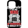 Trucker Merch & Truck Driver Gifts Custodia per iPhone 15 Pro Il mio Peter è così grande che ci vogliono 18 ruote per reggerlo