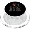Yay Go Sports Gifts for Non-Sports Fans Fan non sportivo Go Sports Yay Sports Fare cose Vincere punti PopSockets PopGrip per MagSafe
