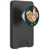 Chicken Coop Humor Cottagecore Pollo con Caffè Freddo e Fiori PopSockets PopWallet per MagSafe