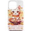 Happy Lunar New Year 2024 Gifts Maneki N Custodia per iPhone 13 Pro Gatto fortunato del nuovo anno cinese sono qui per la busta