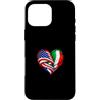 Usa Italy Flag Custodia per iPhone 16 Pro Max Usa Italia