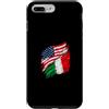 Usa Italy Flag Custodia per iPhone 7 Plus/8 Plus Usa Italia