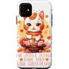 Happy Lunar New Year 2024 Gifts Maneki N Custodia per iPhone 11 Gatto fortunato del nuovo anno cinese sono qui per la busta