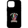 Usa Italy Flag Custodia per iPhone 16 Pro Max È nel mio DNA Italia Usa