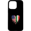 Usa Italy Flag Custodia per iPhone 15 Pro Max Usa Italia