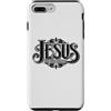 Catholic family Custodia per iPhone 7 Plus/8 Plus Gesù Vintage Art Nouveau Christian Tipografia Design