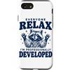 Everyone Relax Im A Raccoon Custodia per iPhone SE (2020) / 7/8 Tutti si rilassano Sono sviluppato professionalmente