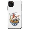 GNOMELICIOUS funny Gnome and Food meme Custodia per iPhone 11 Pro Max Divertente ramen giapponese con gnomo