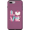 Love To Read Studio Custodia per iPhone 7 Plus/8 Plus Love Books - Simpatico lettore di libri per amanti della lettura, design pastello