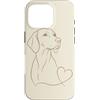 Vizsla Dog Lover Gifts for Women Custodia per iPhone 16 Pro Amante dei cani Viszla Line Art