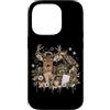 Funny Hunting Back To School Deer Huntin Custodia per iPhone 14 Pro Hunting Back To School - Zaino mimetico per studenti e cacciatori di cervi