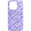 Light Purple Checkered Pattern - Gifts C Custodia per iPhone 15 Pro Mosaico pastello a scacchi viola lavanda
