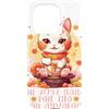 Happy Lunar New Year 2024 Gifts Maneki N Custodia per iPhone 15 Pro Gatto fortunato del nuovo anno cinese sono qui per la busta