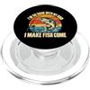 Fishing Trip Angler Fisherman Bass Trout Sono così bravo con la mia canna che faccio pescare pesce come spigola PopSockets PopGrip per MagSafe