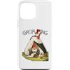 GNOMELICIOUS funny Gnome and Food meme Custodia per iPhone 13 Pro Max Tenda da campeggio con onigiri e gnomo giapponesi