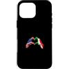 Usa Italy Flag Custodia per iPhone 16 Pro Max Usa Italia