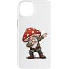 GNOMELICIOUS funny Gnome and Food meme Custodia per iPhone 14 Plus Gnomo ballerino con cappello a fungo