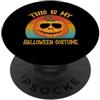 Pumpkin sunglasses this is my Halloween Vintag Zucca Con occhiali da sole questo è il mio costume di Halloween PopSockets PopGrip Adesivo