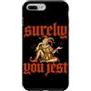 Medieval Knight Renaissance Festival Gif Custodia per iPhone 7 Plus/8 Plus Surely You Jest Giullare Medievale Rinascimento Festival Umorismo
