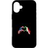 Usa Italy Flag Custodia per iPhone 16 Plus Usa Italia