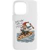 GNOMELICIOUS funny Gnome and Food meme Custodia per iPhone 14 Pro Max Gnomo marinaio divertente con pizza al salame piccante