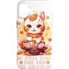 Happy Lunar New Year 2024 Gifts Maneki N Custodia per iPhone 16 Plus Gatto fortunato del nuovo anno cinese sono qui per la busta