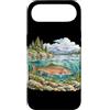 Fishing Trip Angler Fisherman Bass Trout Custodia per iPhone Air Pesca alla trota, montagna, fiume, paesaggio, pescatore, amante dei pesci
