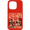 Democratic Socialists of America - DSA Custodia per iPhone 15 Pro Persone oltre il profitto - Socialisti democratici d'America, DSA