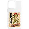 Skateboard Japan Otaku Kawaii Manga Samu Custodia per iPhone 15 Pro Max Skateboard Grumpy Japan Animal Brush Anime Kawaii Otaku Y2K