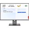 Lenovo ThinkVision Professional P-Series, monitor Premium ad alta risoluzione 32 UHD pannello IPS a colori fedeli e base ergonomica avanzata - Nero