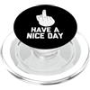 Funny Shirt With Saying & Funny T-Shirts Have A Nice Day (dito medio) Camicia divertente detto sarcastico PopSockets PopGrip per MagSafe