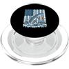 Flag Up Outfitters Ice Fishing American Flag Northern Pike Tip Up Vintage USA PopSockets PopGrip per MagSafe