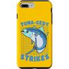 Kawaii Side Custodia per iPhone 7 Plus/8 Plus TUNA-GEDY COLPISCE Divertente Pesce di Tonno Pesce Pun Angler