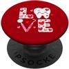 Dental Love Society Odontoiatria Amore Dentale San Valentino Carino Dente Dentista Cuori PopSockets PopGrip Adesivo