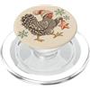 Chicken Coop Humor Natale Pollo Inverno Fiocchi di neve Agriturismo PopSockets PopGrip per MagSafe
