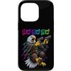 Pew Pew Funny Screeching Eagle Cosmic Ra Custodia per iPhone 13 Pro Pew Bald Eagle Patriottica Raptor Space Laser Blast