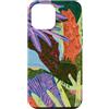 generic Custodia per iPhone 12 Pro Max Grafico botanico massimalista tropicale