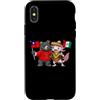 Mexico Taiwan Heritage Custodia per iPhone X/XS Bandiera Messico Taiwan Radici messicano-taiwanesi Eredità