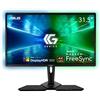 ASUS CG32UQ, 32 4k(3840x2160), Console Gaming Monitor, Freesync for Xbox, PlaySyatin and Nintendo Switch, DP, HDMI, UB3.0, DCI-P3 95%, DisplayHDR 600, Halo Sync, GameFast, Remote Control